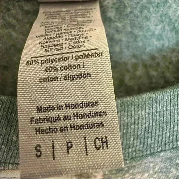 Walt Disney World Magic Kingdom Green Pullover Sweatshirt Unisex S - Picture 5 of 10